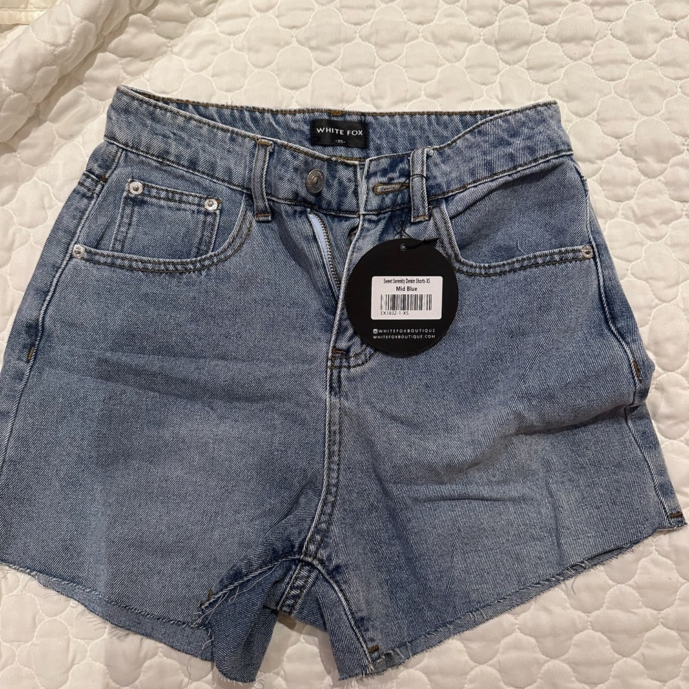 WhiteFoxBotique Women's Denim Shorts - Blue